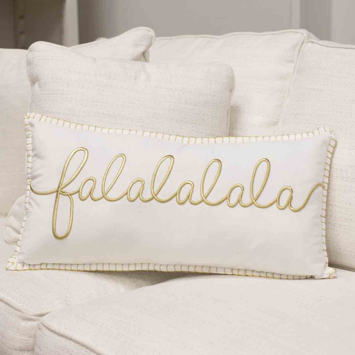 Falalalala pillow deals